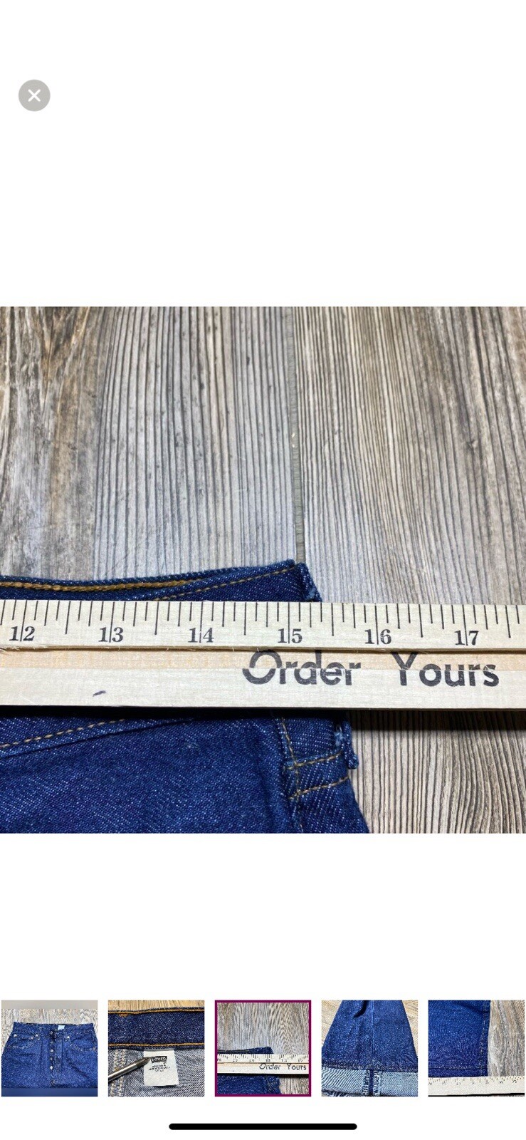 NWT Vintage Deadstock Levi’s 501XX Jeans 32×30 USA Made 1993 Shrink-to-Fit 90s