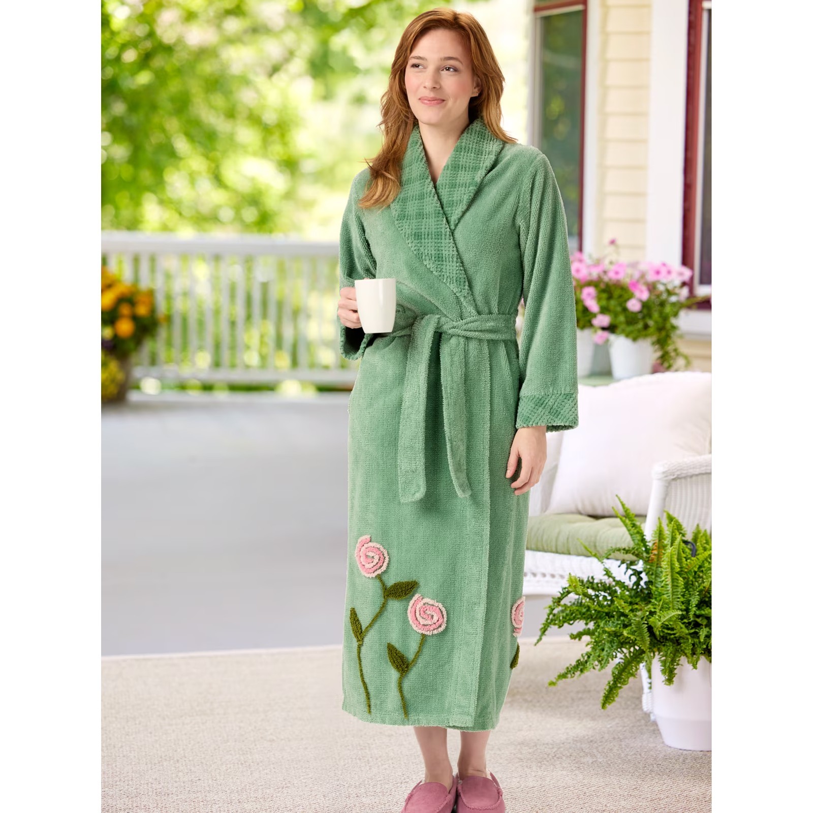 Women’s Chenille Garden Slumber Robe
