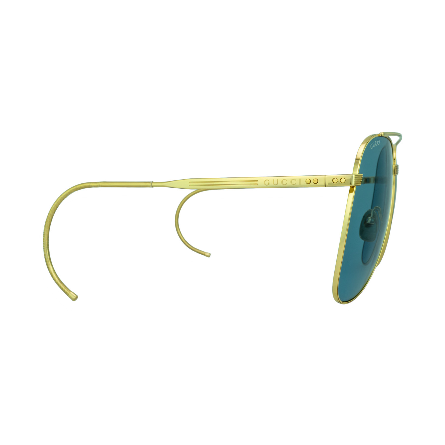 Gucci GG0953S 001 61 Oversized Unisex Aviator Sunglasses
