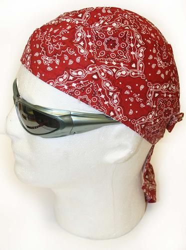 PAISLEY DOO RAG FITTED COTTON BANDANA TIES Do Du Hav A Danna Tie Skull Cap Back