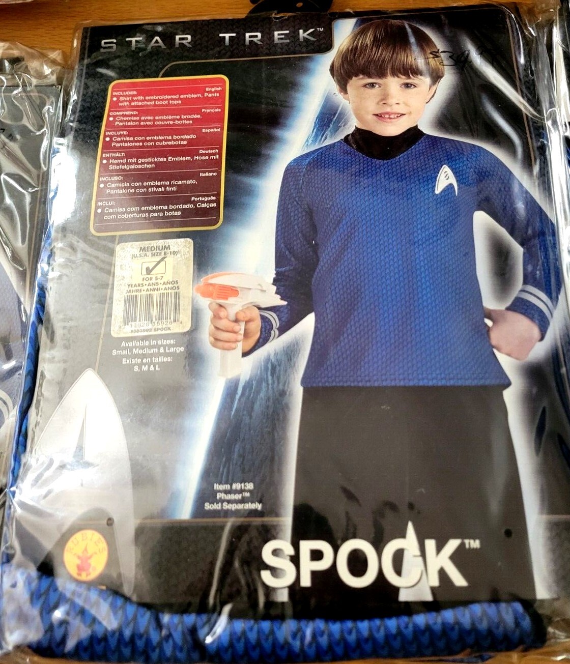 Star Trek Kids – Rubies Costumes Kirk, Scotty, Spock, Lt Uhura – Use Drop Down