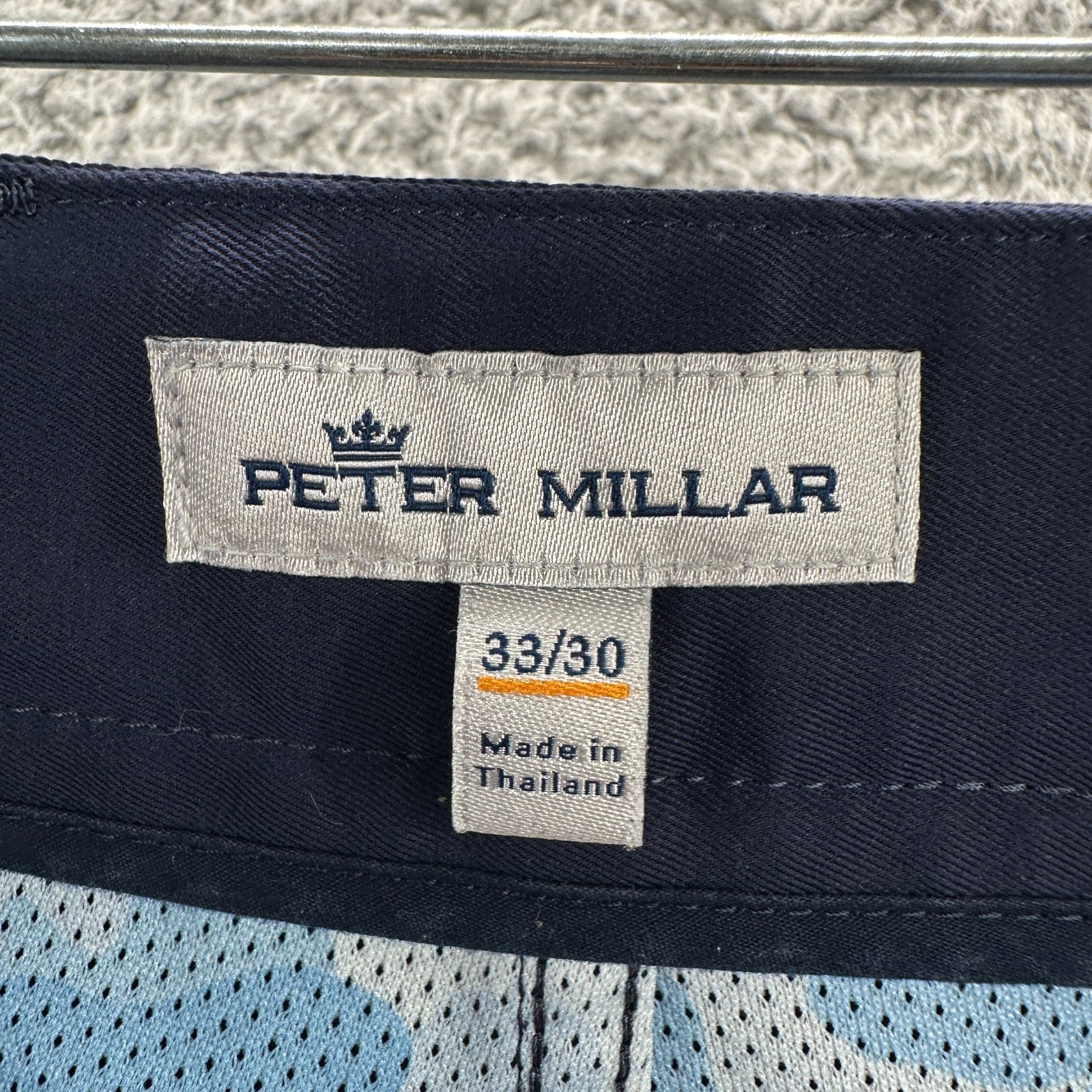 Peter Millar Pants Mens 33×30 Blue EB66 Golf Performance 5 Pocket Chino Pants