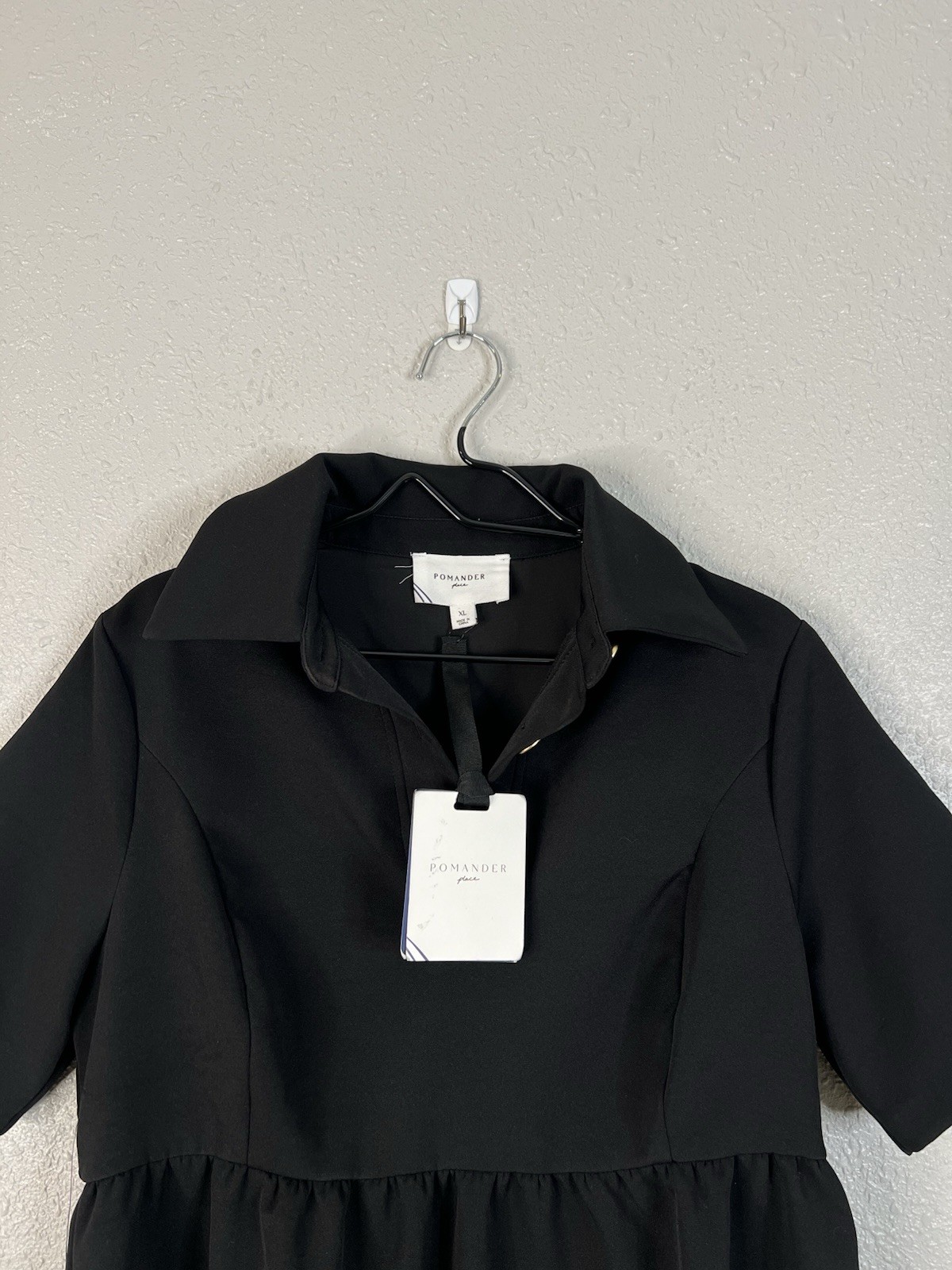 Pomander Place Tuckernuck Dress XL Black Arnelle Dress Classic Black Preppy NEW