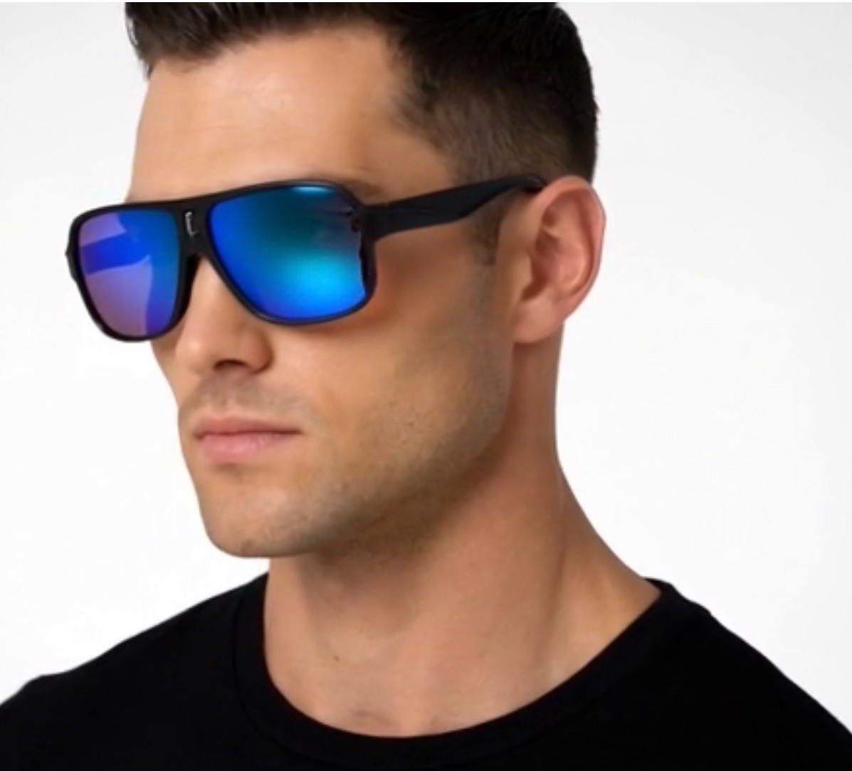 Retro 80s Fashion UV400 Protect Vintage Black/Demi Pilot Men Women Sunglasses
