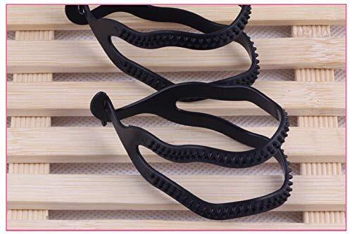 6 Count Bun Maker Hair Holders – Plastic Black 21.5 x 3.8cm/ 8.5inch x 1.5inc…