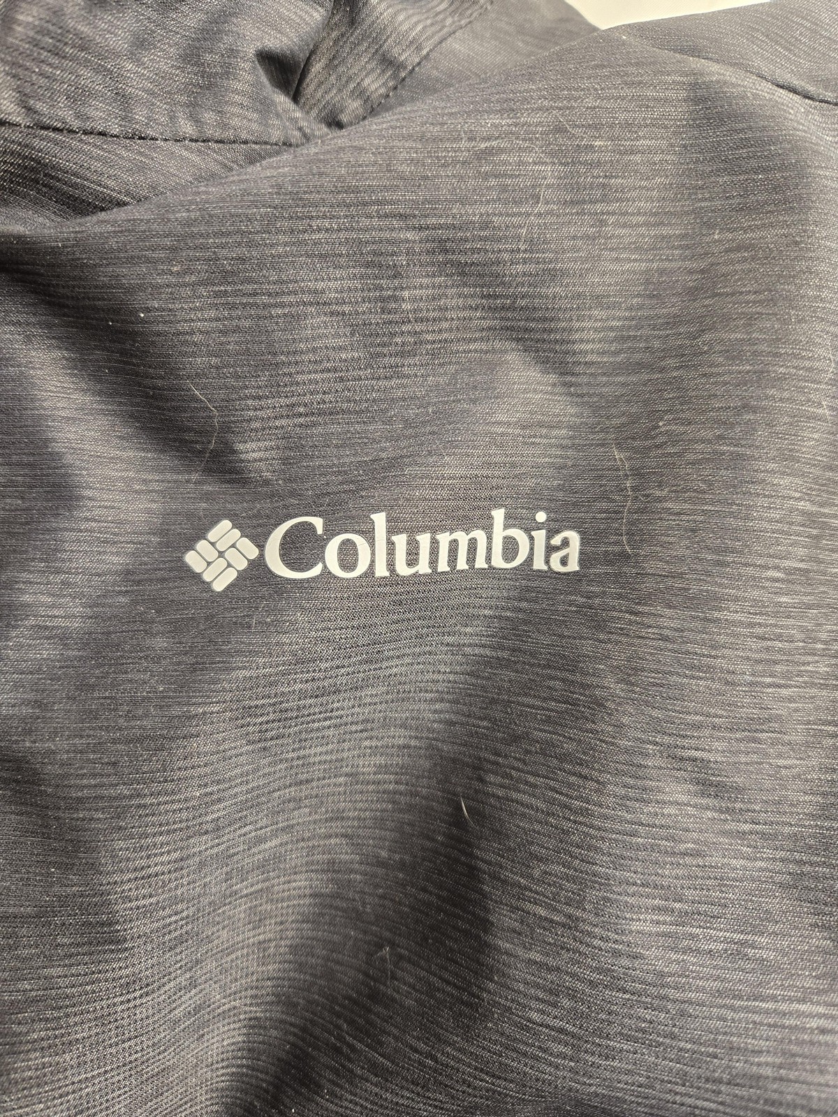 Columbia Coat Girls Youth XL Gray Hooded Faux Fur Parka Insulated Pockets Warm