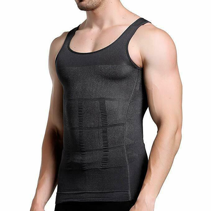 FAJAS PARA HOMBRES FAJA REDUCTORA DE HOMBRE MEN BODY SHAPER ABDOMEN CONTROL TANK