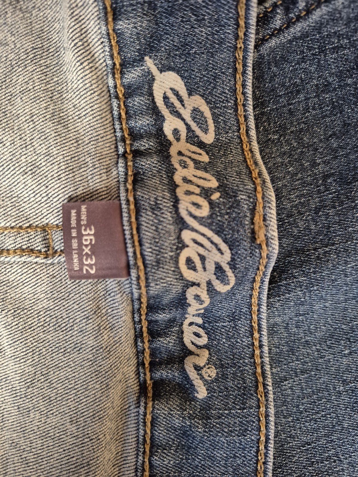 Eddie Bauer Men’s Blue Denim Jeans Straight Slim Fit Medium Wash Cotton Blend X3