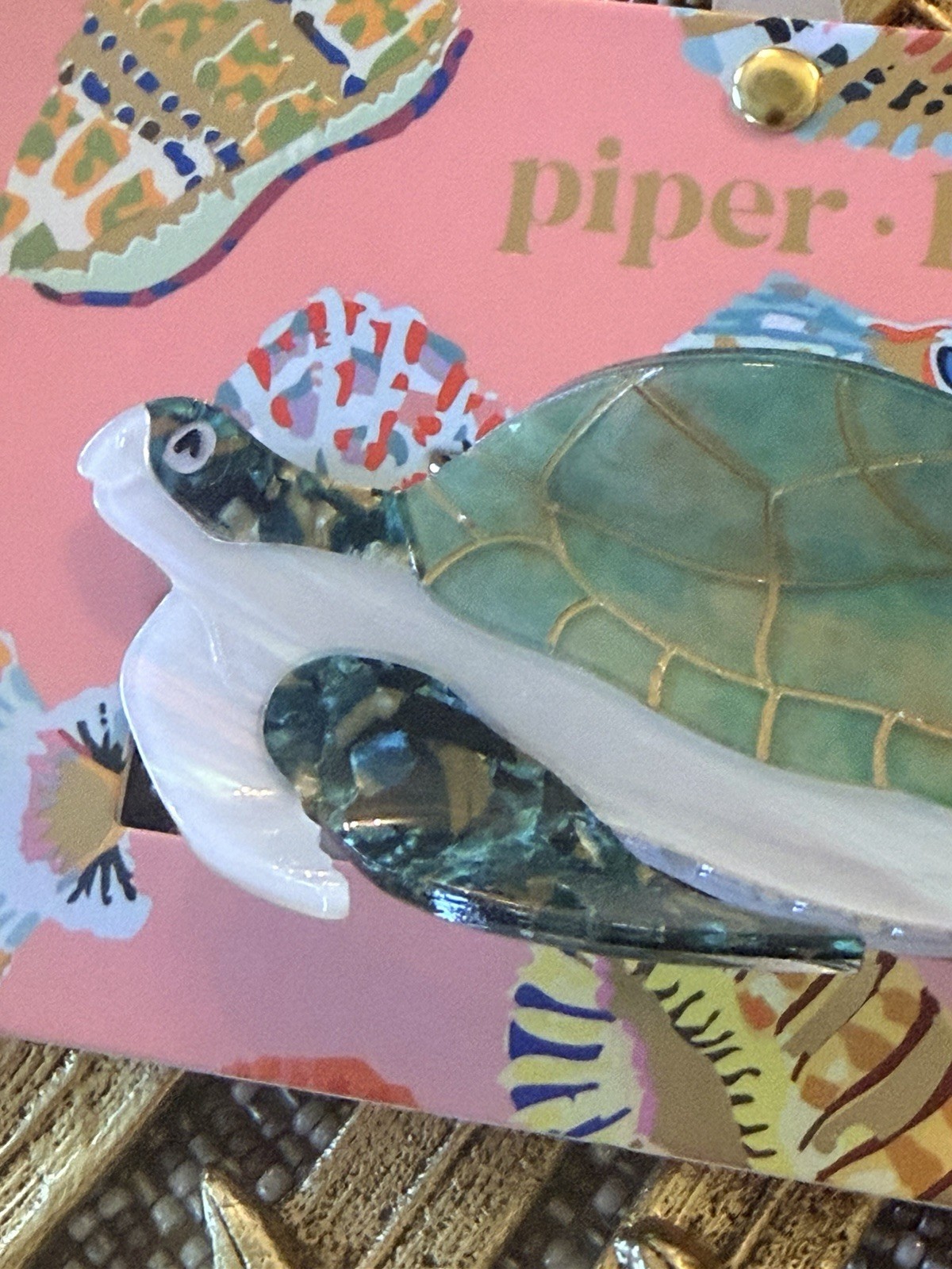 Piper k Green turtle, Claw Clip