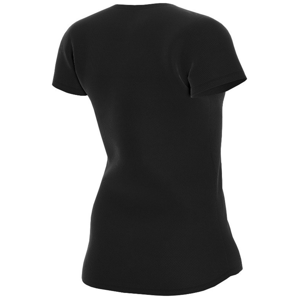 W NP TOP SS ALL OVER MESH WOMENS (BLACK/WHITE)