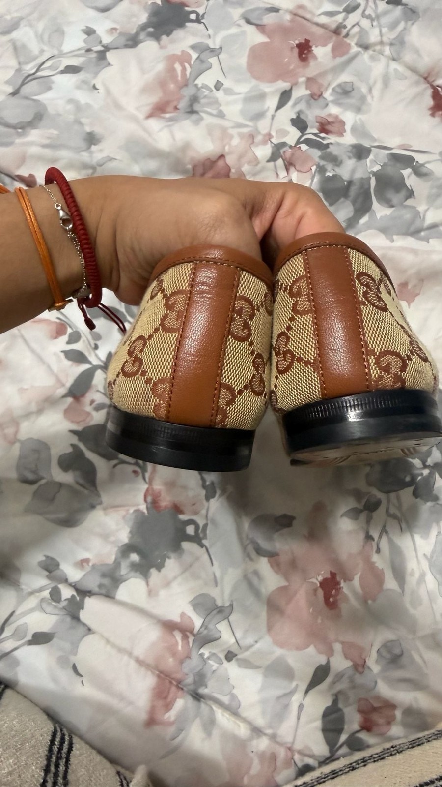 Gucci Jordaan GG Supreme Canvas Horsebit Loafers