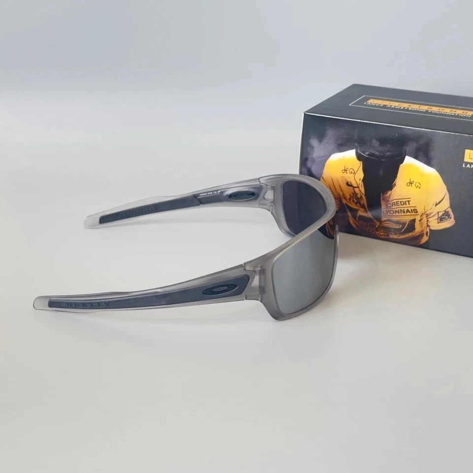 Oakley Turbine Rotor OO9307 Transparent Grey Frame Silver Mirror Lens Sunglasses