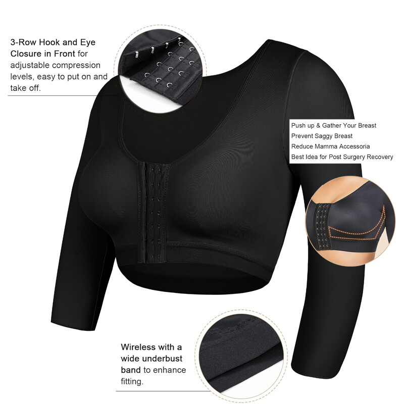 Arm Shaper for Women Post Surgery Compression Sleeves Slimming Faja Arm Lipo Top