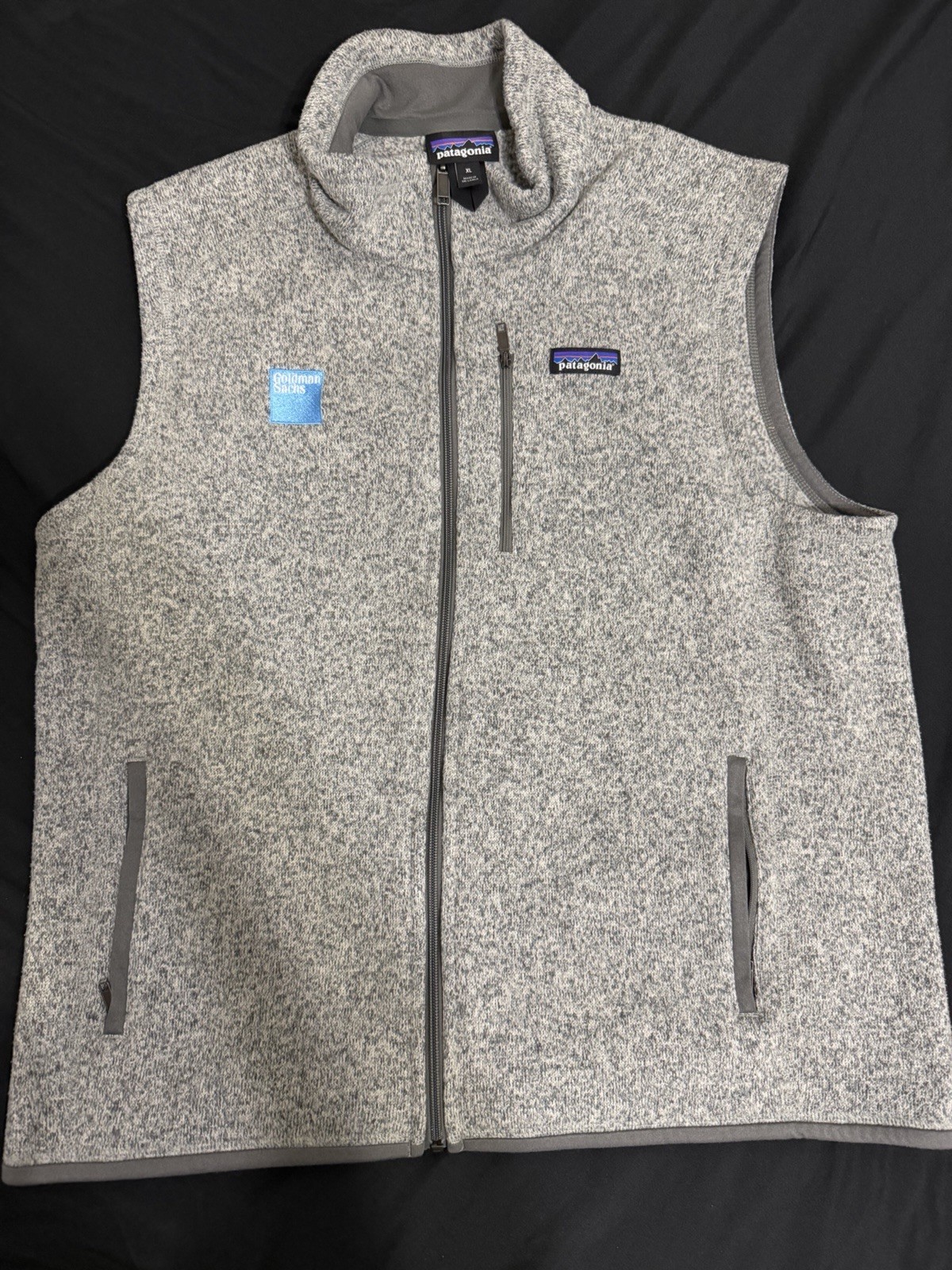 Goldman Sachs Patagonia Gray Vest XL