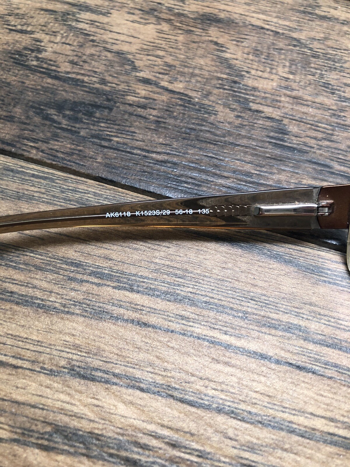 ANNE KLEIN AK6118 K1523S/29 BRONZE SUNGLASSES EYEGLASSES 56-18-135mm G200
