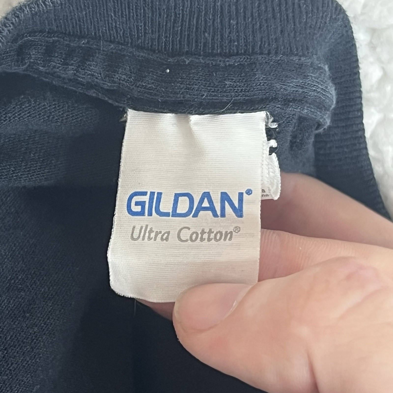 Gildan Ultra Cotton Black Short Sleeve Shirt “Spicy Heck Boy” Small