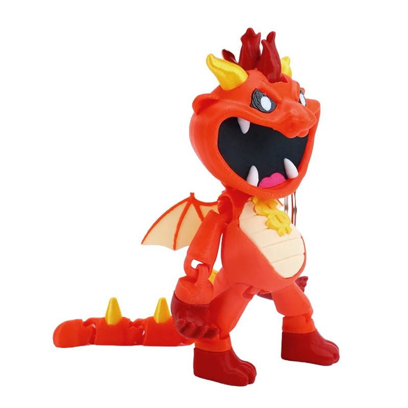 3D Printed Horror Monster Figure Articulated Movable Toy Desktop Decor Stress US
