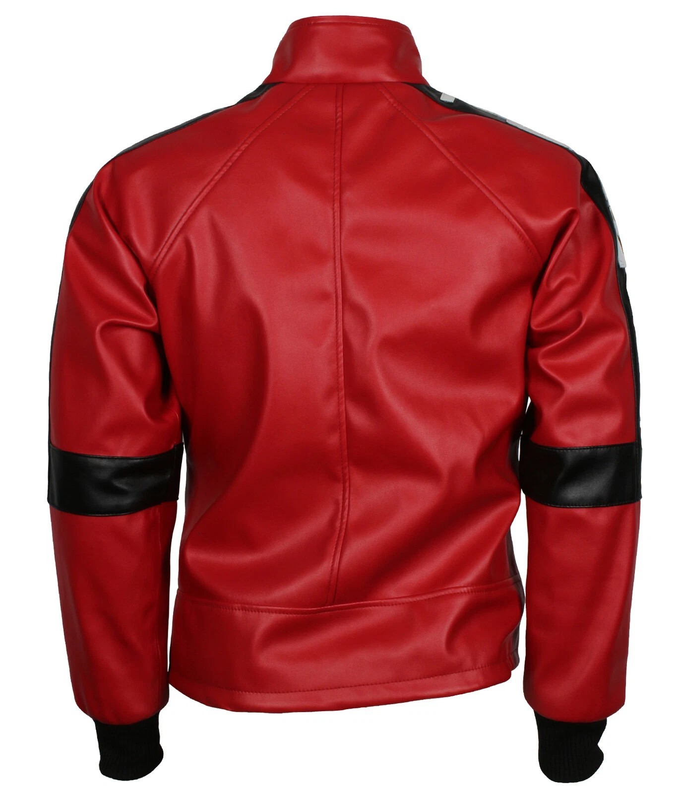 Mens Biker Burt Reynolds Smokey and the Bandit Red Trans Am Real Leather Jacket
