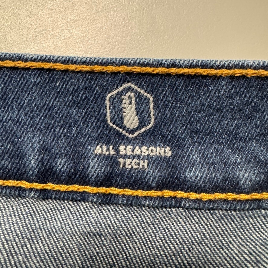Levis 511 Slim Fit All Seasons Tech Blue Jeans Mens 36×30 WaterLess Stretch