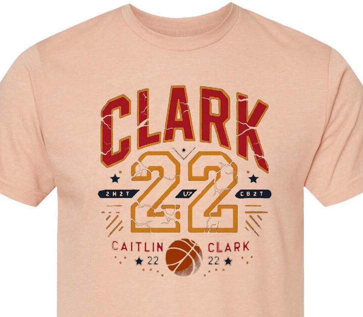 Indiana Fever – Caitlin Clark – 22 – WNBA – Goat – Top Seller – Distressed