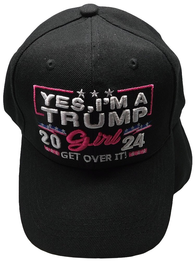 TRUMP Hat YES, I’M a TRUMP 2024 2028 Girl Trump Strapback HAT CAP