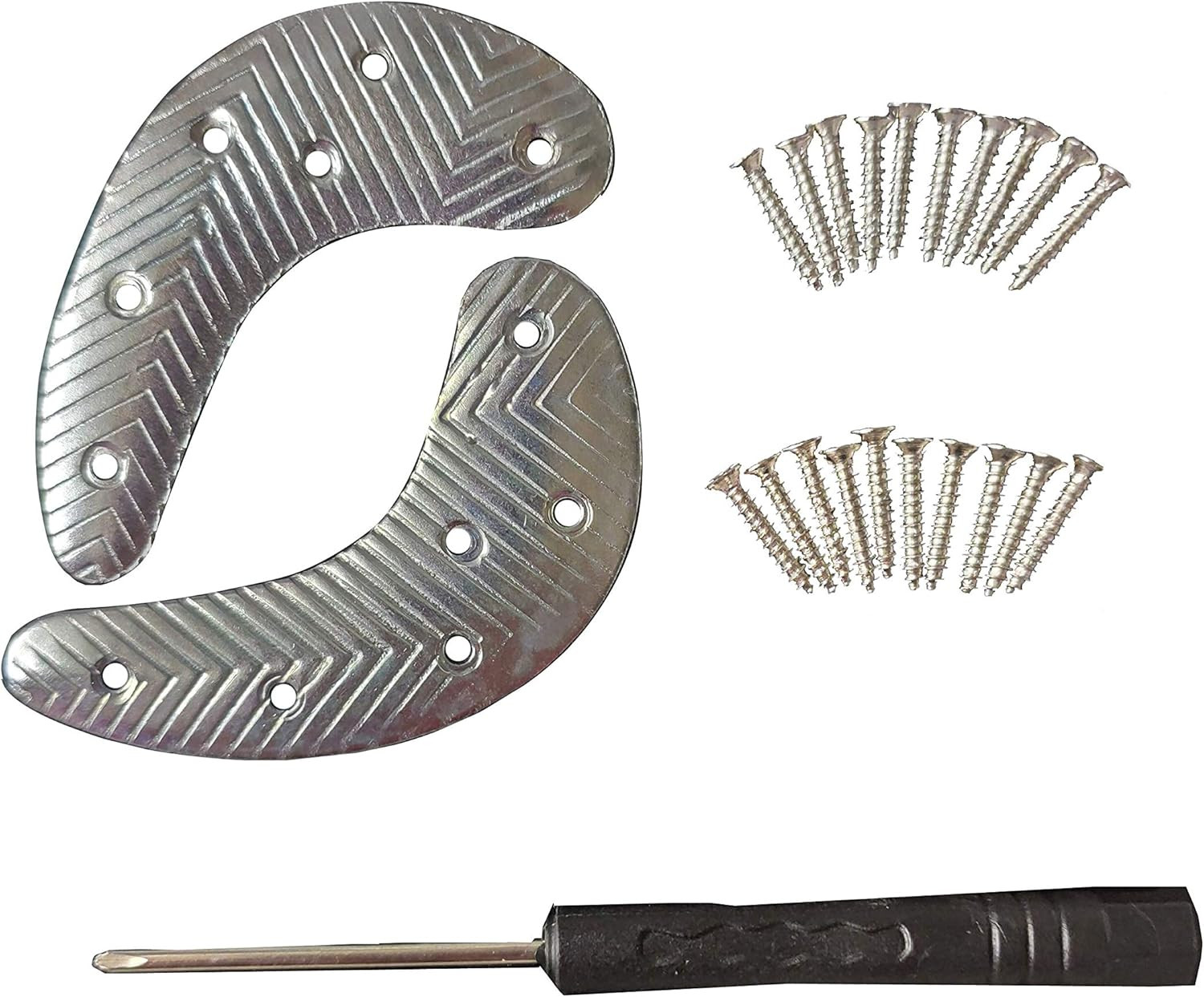 Sole Repair Kit for Men’S Shoe and Boot. Metal Heel Plates and Nails. (M30)