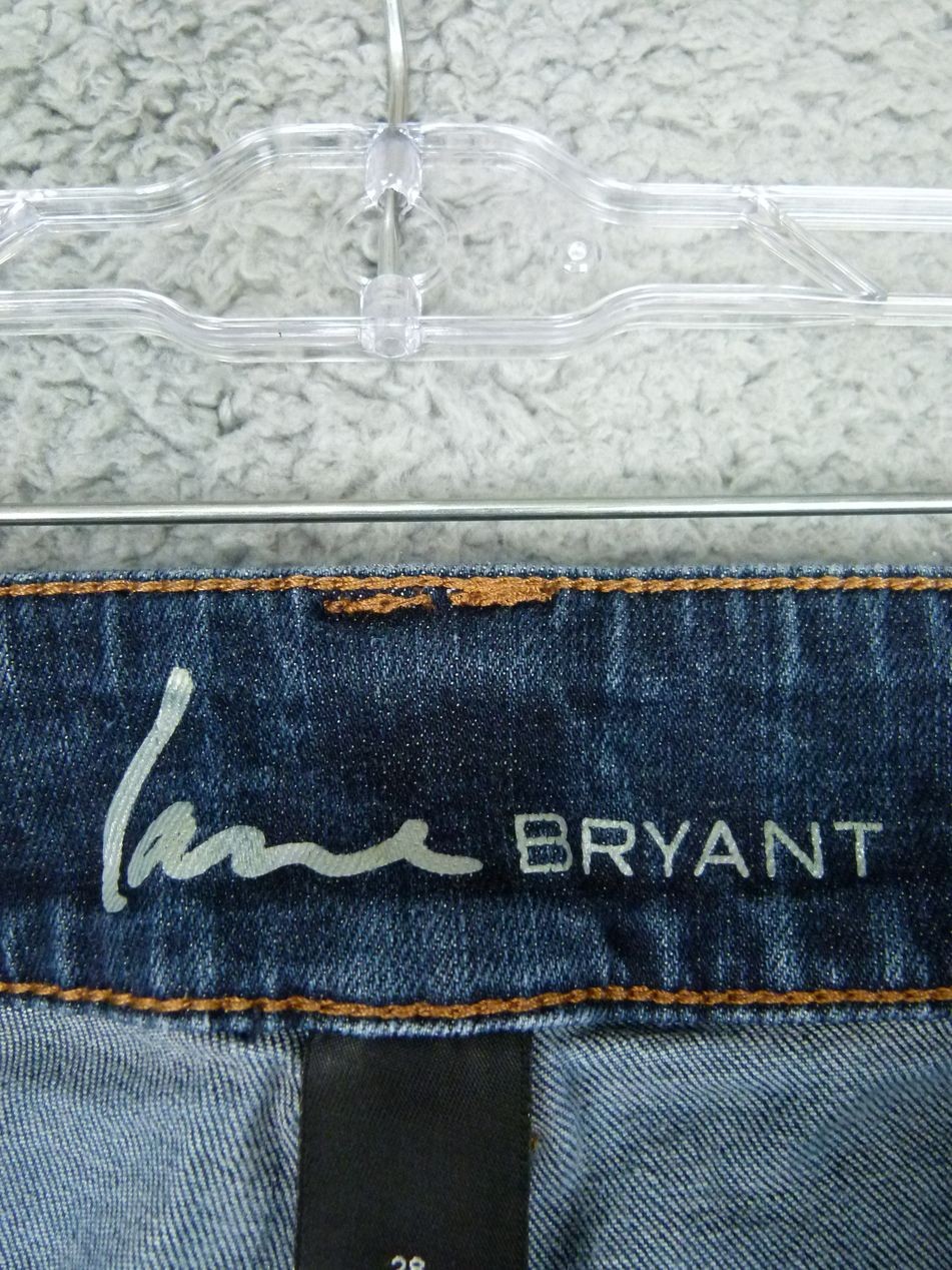 Lane Bryant Womens 28 Average 48×32 Blue Slim Boot Jeans