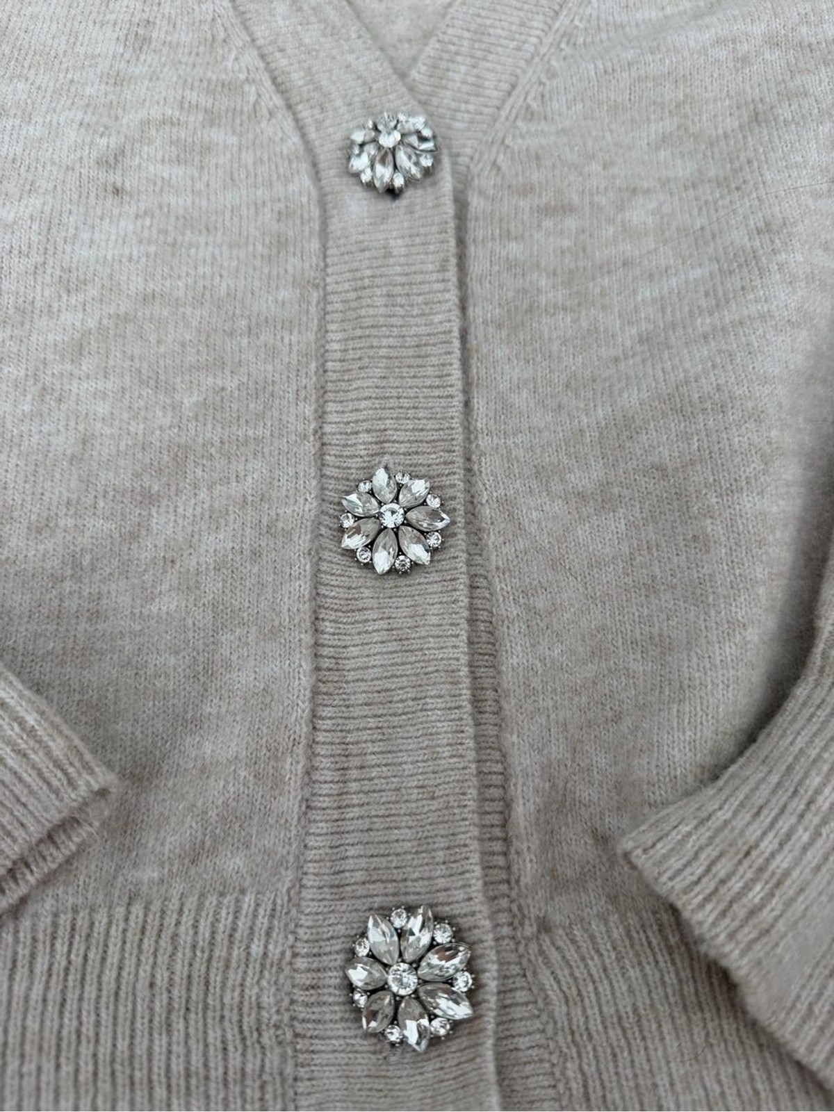 H&M Women’s Cowl Neck Sweater – Cream Beige
