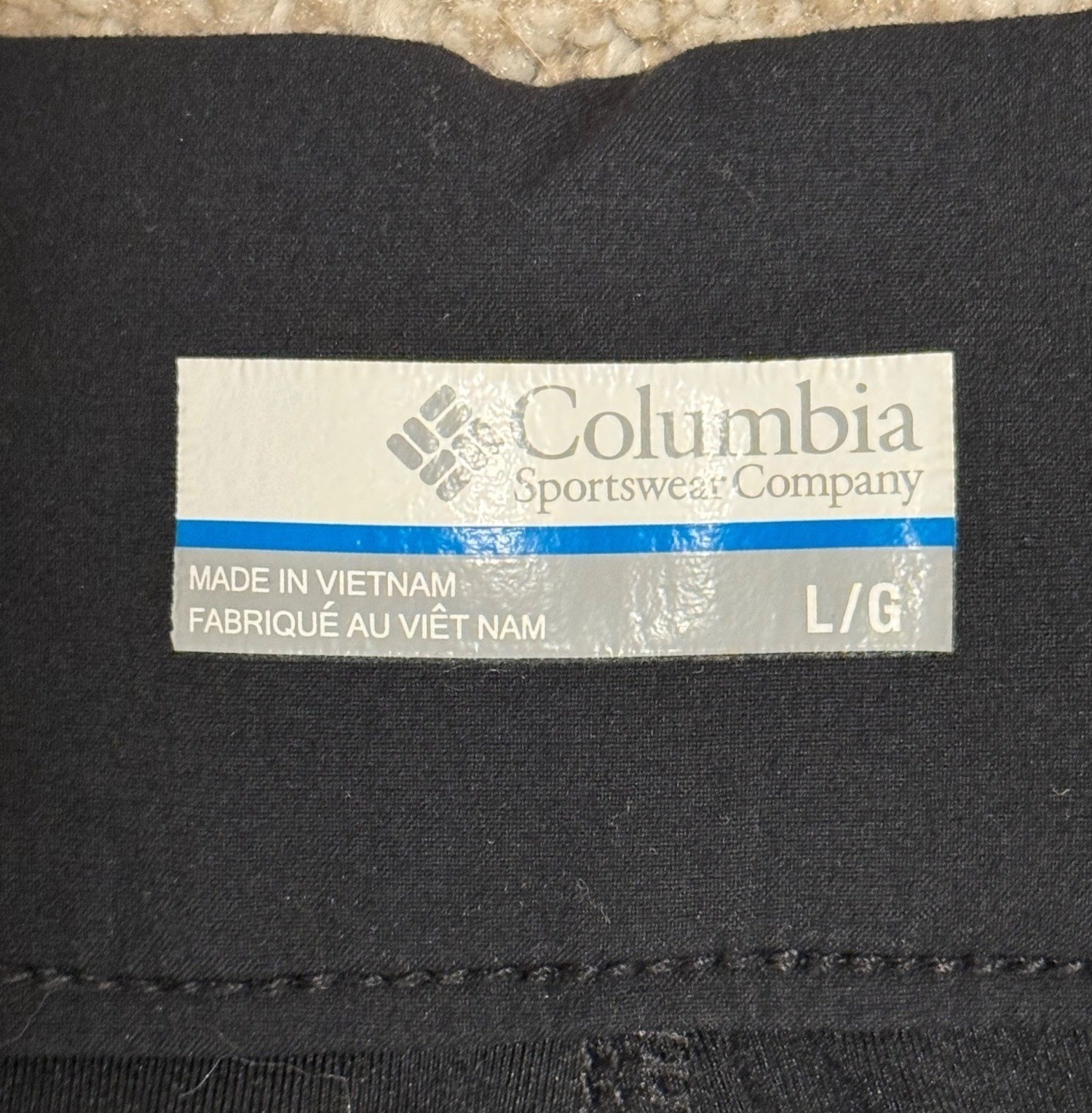 Columbia All Seasons Comfort Stretch Mid Rise Ruched Skort Pockets Size L Black
