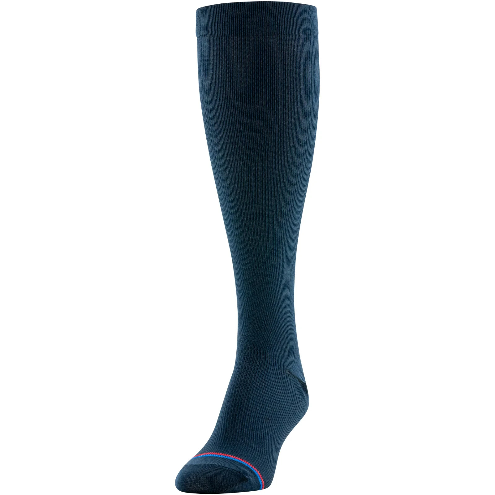 MediPeds Womens Navy Mild Compression Knee High Support Socks, 3 Pair shoe 6-10