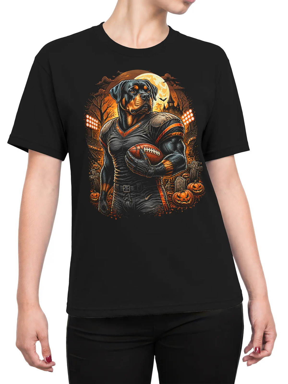 Rottweiler Gridiron Dog T-Shirt | Unisex