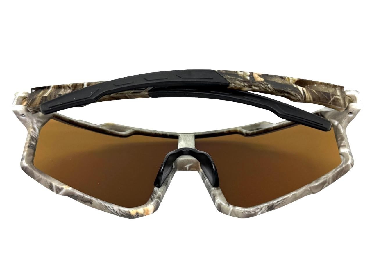 Sporty Military Tactical Fishing Hunting Wrap SUN GLASSES Large Camouflage Frame