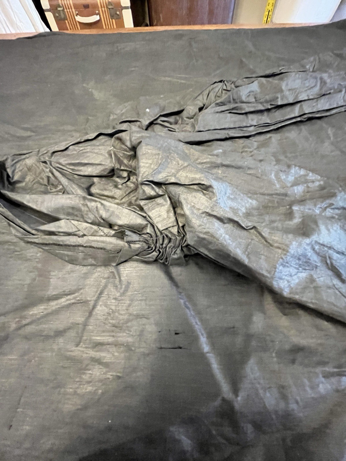 2490🌟Antique 1800s Victorian Factory-made Burial Gown Garment Shroud Plague Doc