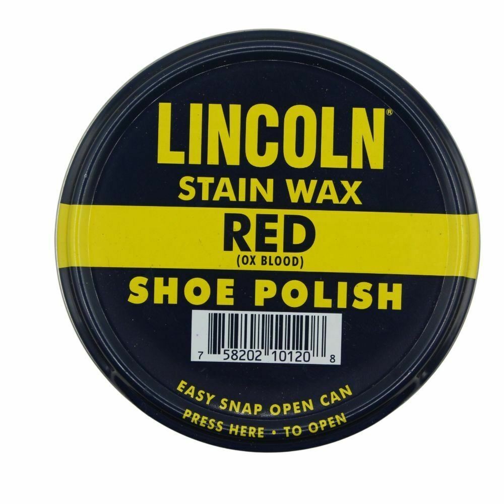 Lincoln Stain Wax Shoe Polish 2 1/8 oz