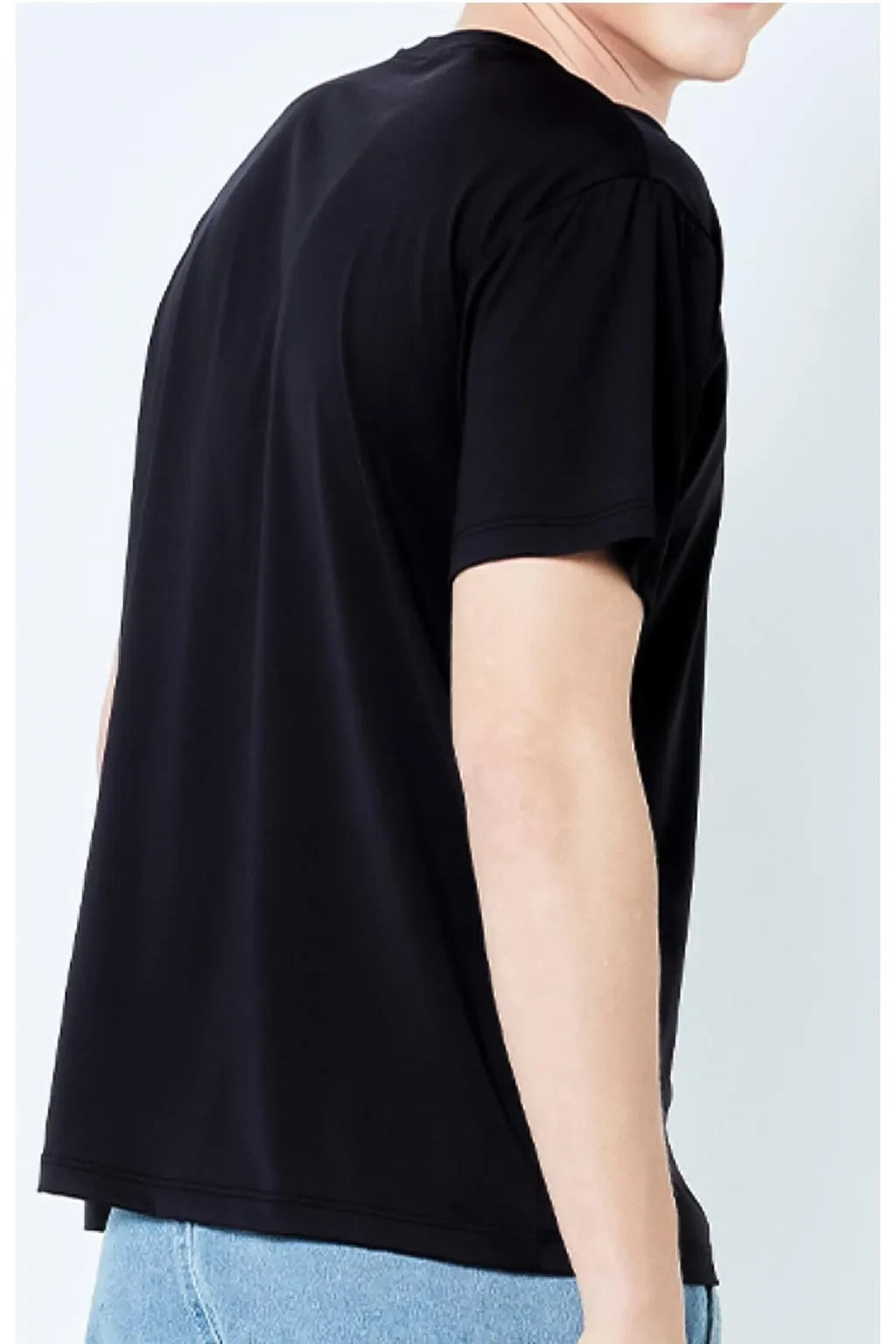 3 Pack Men’s Classic Black Cotton Undershirts Crewneck T-Shirt S M L XL 2XL