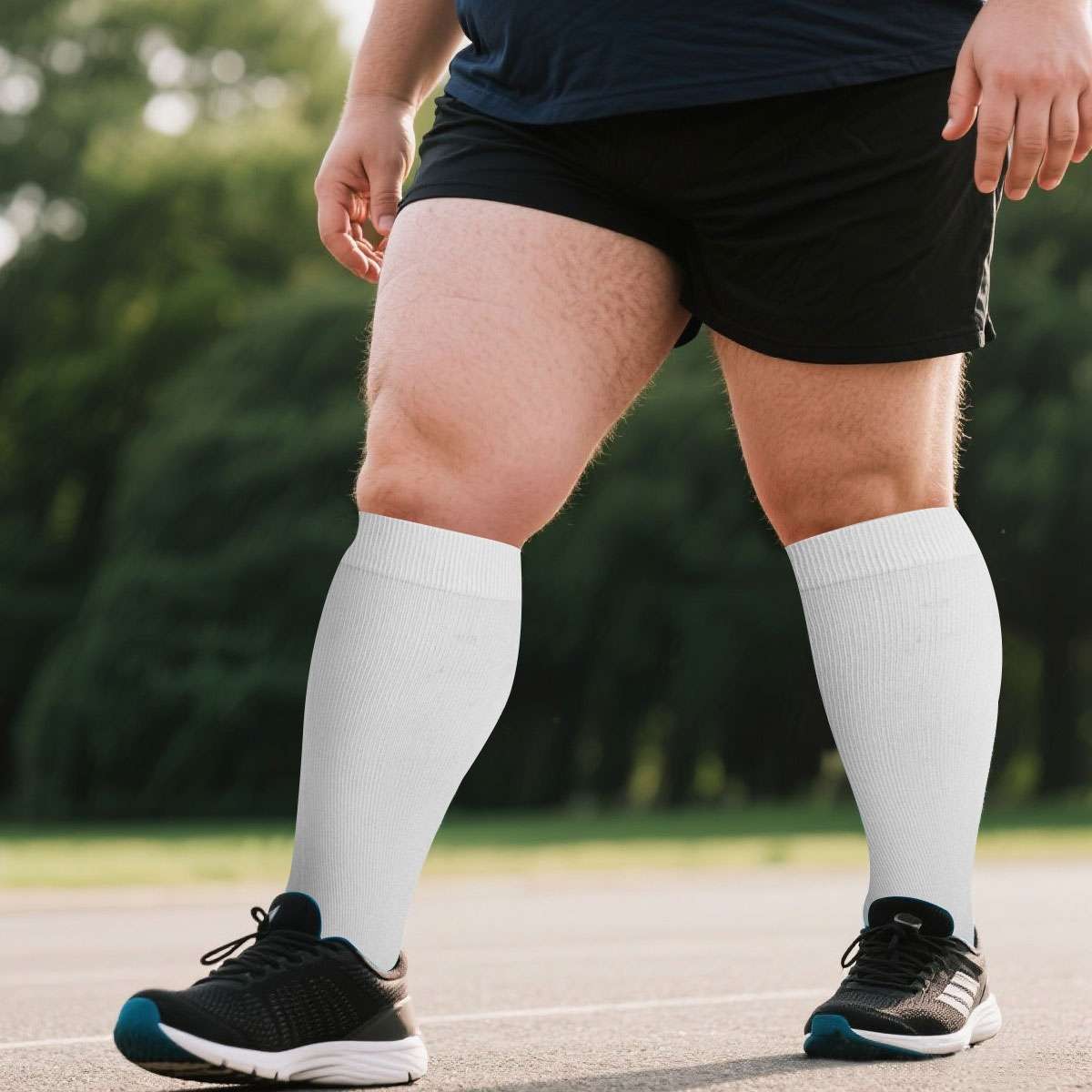 S-4XL Compression Socks 20-30 mmHg Medical Knee High For Women & Men Circulation