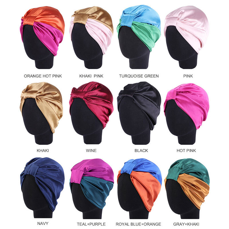 Stretch Muslim Headscarf, Chemo Cap for Hair Loss Women Wrap Turban
