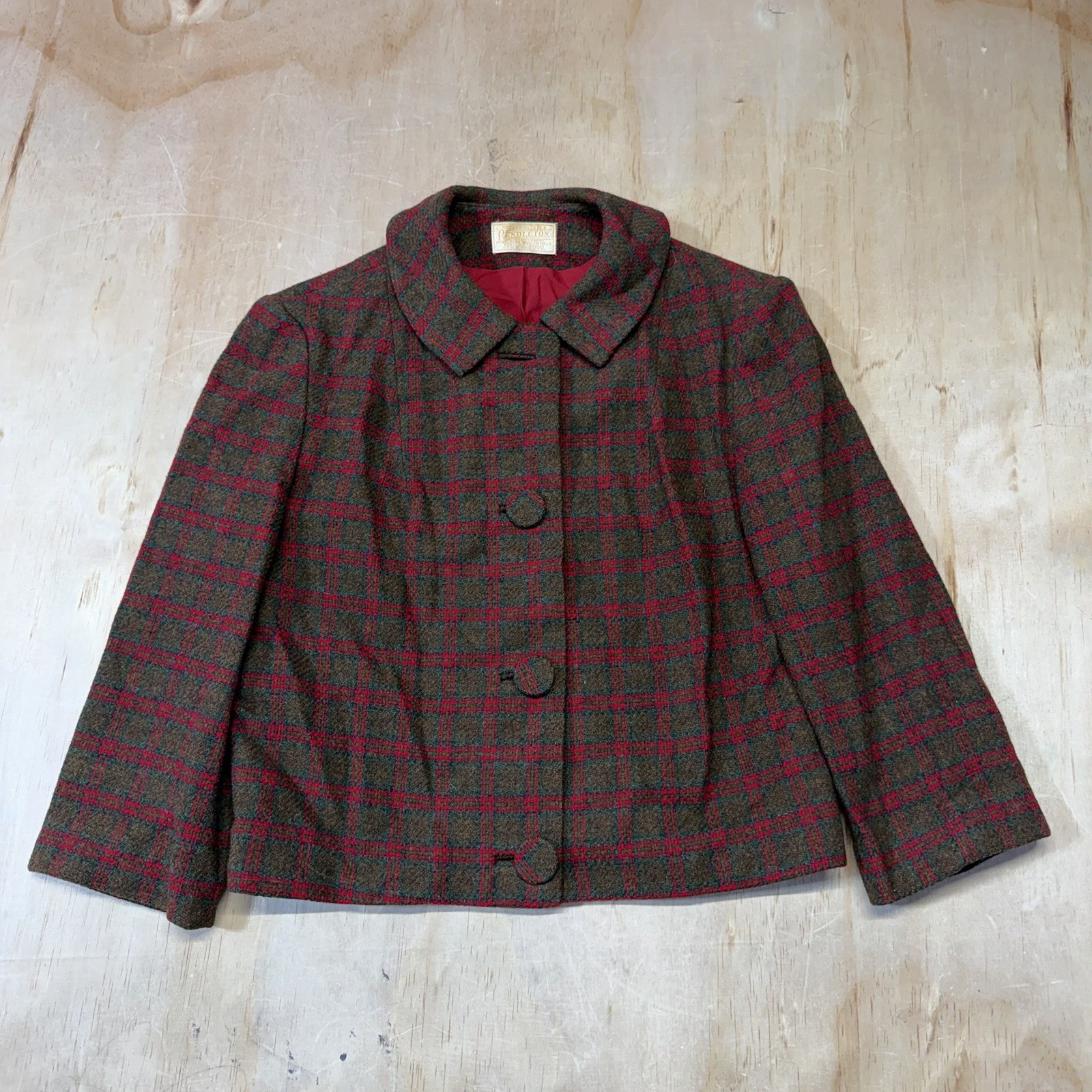 Vintage Pendleton Wool 50’s Cropped Jacket – Mint