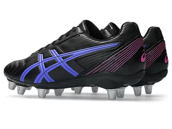 ASICS LETHAL TACKLE 1111A263 002 Black Cobalt Burst Rugby Cleats