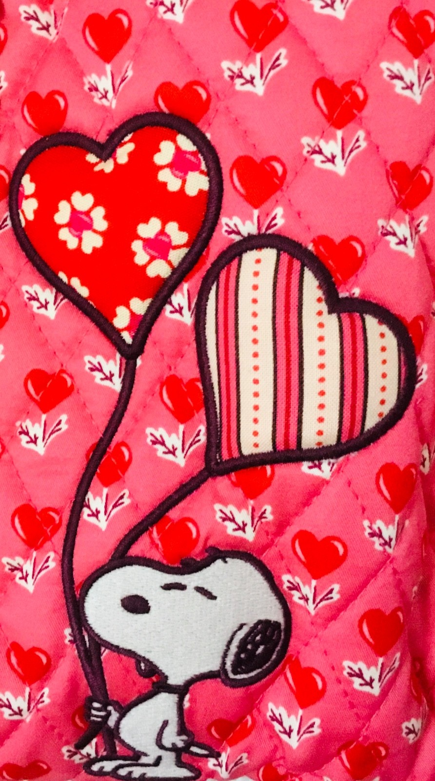 Vera Bradley ~ Snoopy “Love Is in the Air” ~ Small Travel Duffle /Gym Bag ~ NWT
