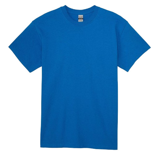 NEW Gildan Men’s Heavy Cotton Plain Crew Neck Short Sleeves T-Shirt 5000