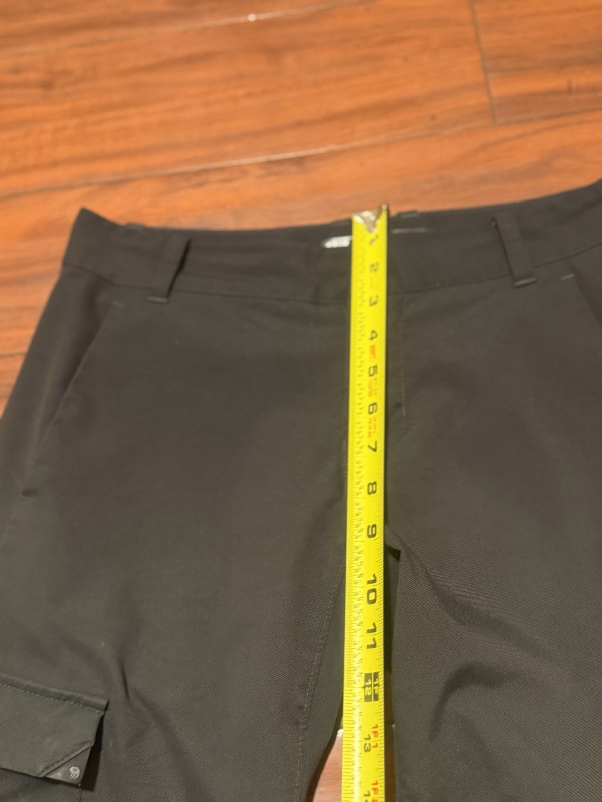 Mountain Hardwear Pants Womens 2×29 Gray Cargo Pocket Outdoor Hiking Drawstring