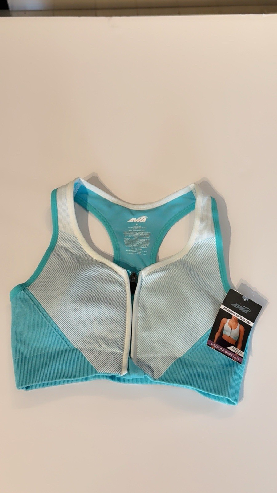 Avia Zip Front Sports Bra