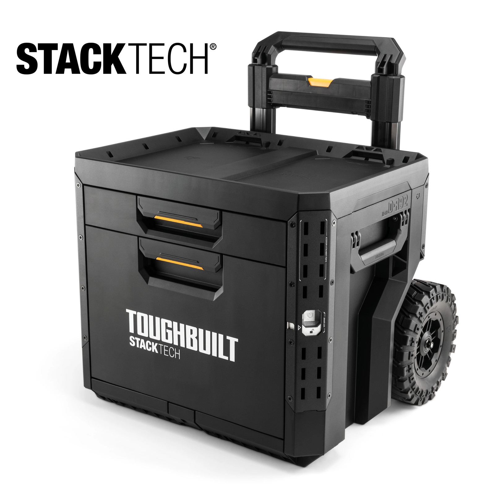 TOUGHBUILT STACKTECH 22.83-in W x 26.06-in H x 19.8-in D Black Plastic/Met|26005