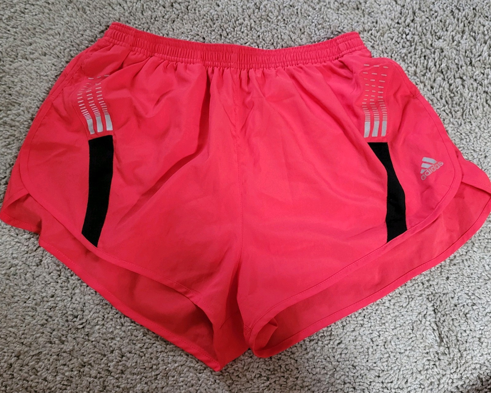 Womens Running Shorts Nike Adidas Reebok Size Large Lot Of 9 Assorted Colors