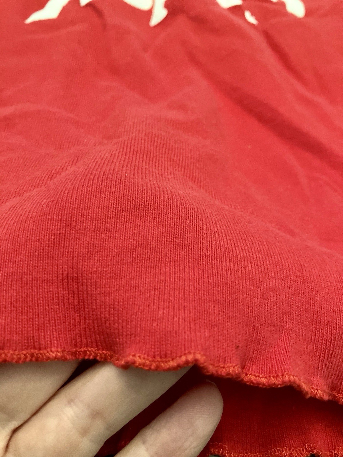 RARE VTG 70’s/ 80s Red Hawaiian Tropic Tanning Lotions Oils Logo Crop Top Shirt