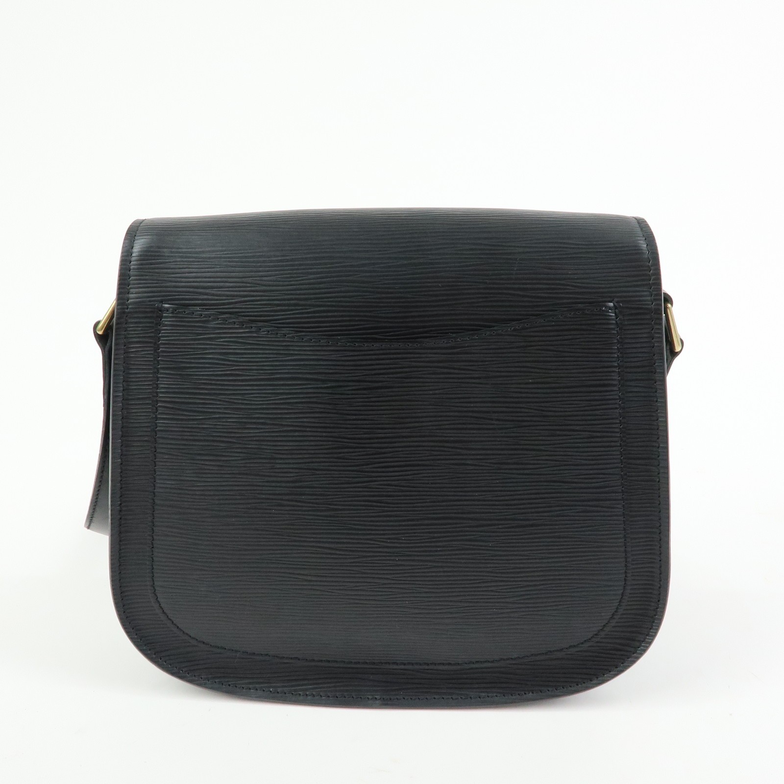Louis Vuitton Epi Saint Cloud Shoulder Crossbody Bag Noir M52192 Auth Used F/S