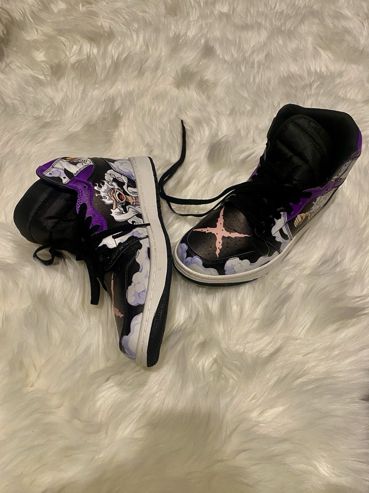 Custom Gear 5 Luffy One Piece High Tops EU 45 US 11.5