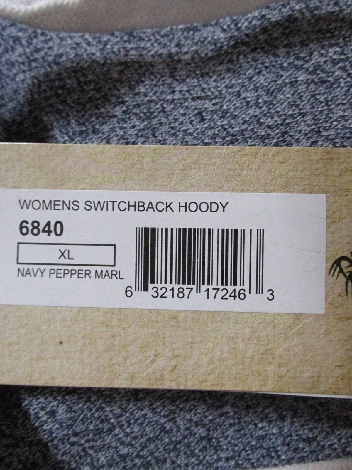 Women’s Legendary Whitetails Switchback Hoodie Navy Pepper Marl Size X-Large