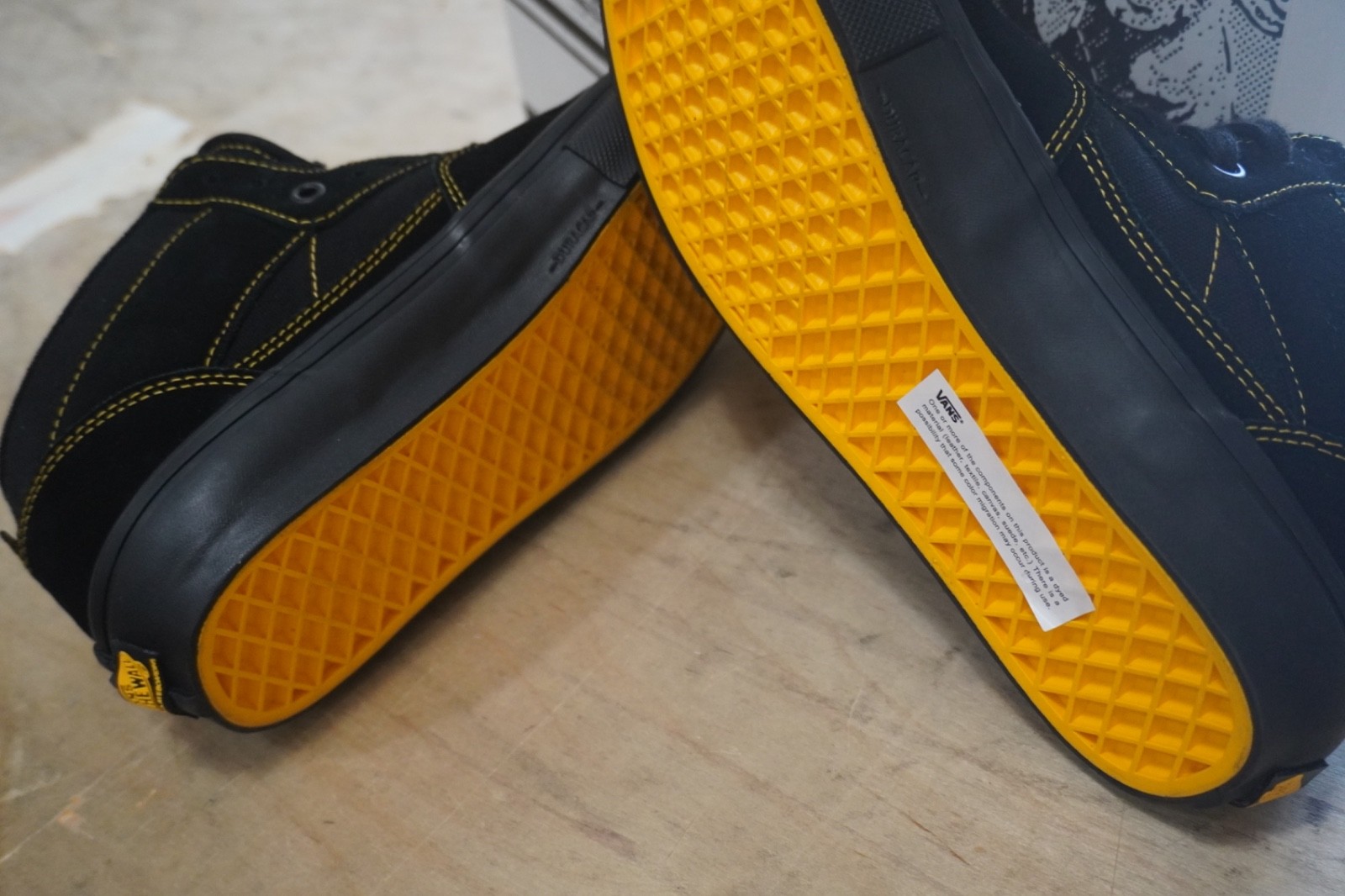 Vans Skate Half Cab NEW black/mustard
